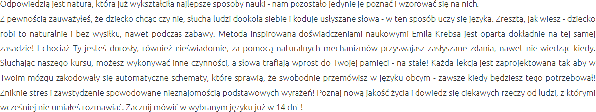 Efektywna Metoda Nauki Wejherowo